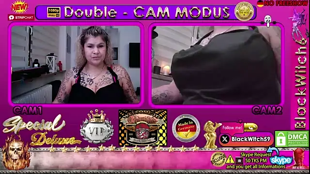 BlackWitch6 nude stripping on cam for live sex video chat