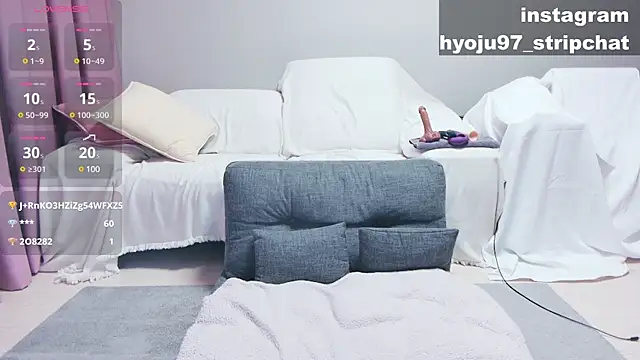 hyoju97 nude stripping on cam for live sex video chat